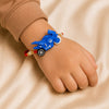 Blue Sports Bike Kids Rakhi with Red Sacred Thread