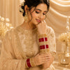 Traditional Red Designer Bridal Chura Set with Kundan & Pearl Bangles