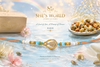 Aqua Elegance Crystal Designer Rakhi